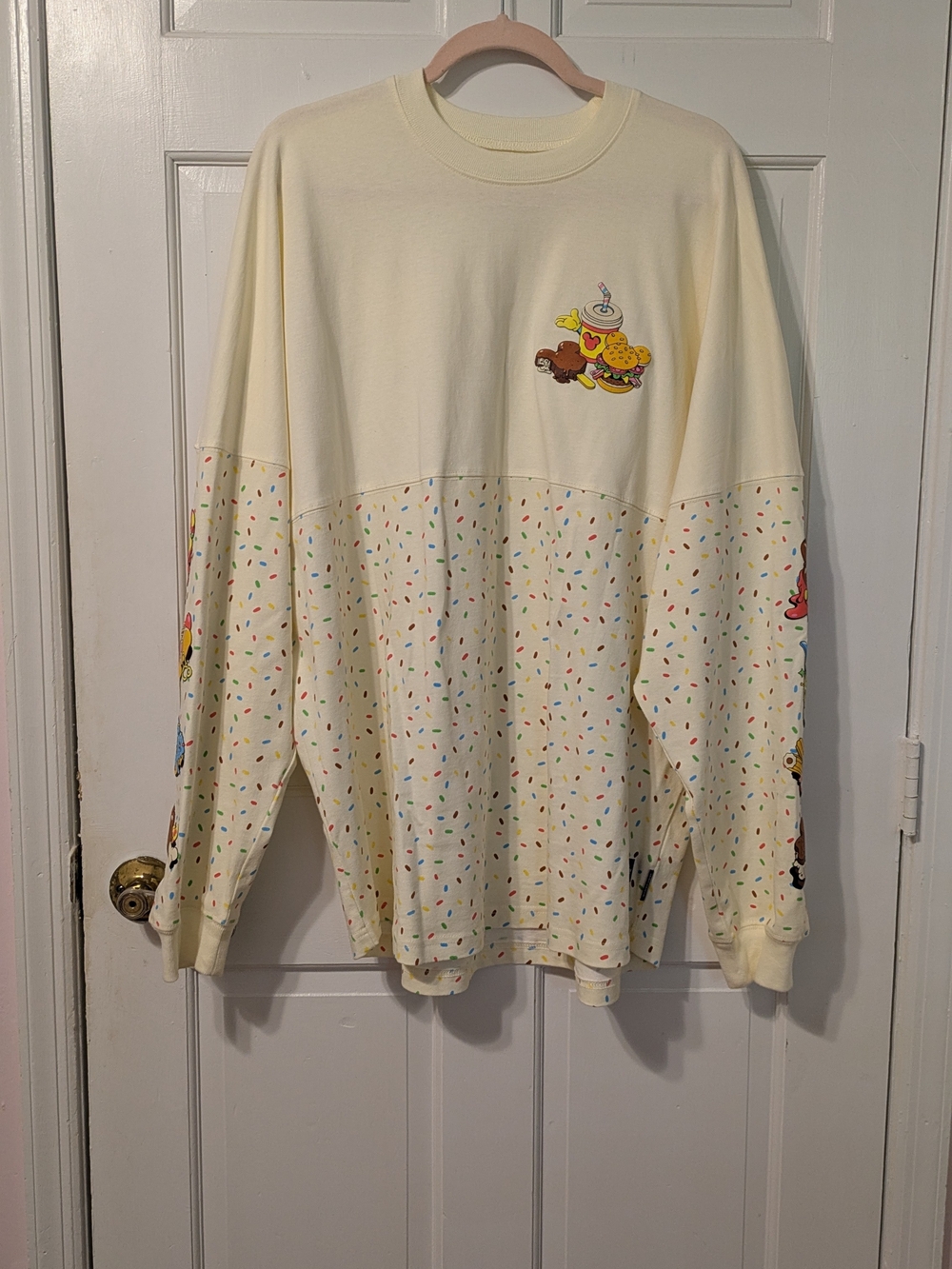 Disney Cream Sprinkle Snack Graphic Long Sleeve Spirit Jersey